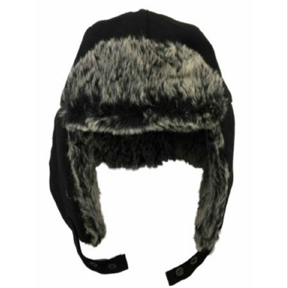 NWT Men's Apt. 9 Herringbone Faux-Fur Trapper-S/M